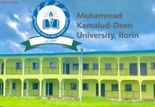 Muhammad Kamalud-deen University 2024/2025 School Fees Schedule