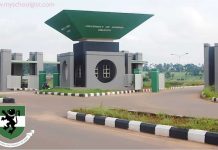 UNN Shopping/Change of Course Form for 2024/2025 Admission