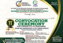 Nigerian College of Accountancy 11th Convocation Ceremony