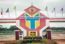 TAU Top-Up Degree & HND Conversion Admission Form 2024/2025