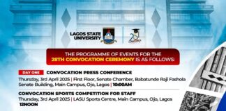 28TH CONVOCATION CEREMONY FOR THE 2023/2024 ACADEMIC SESSION